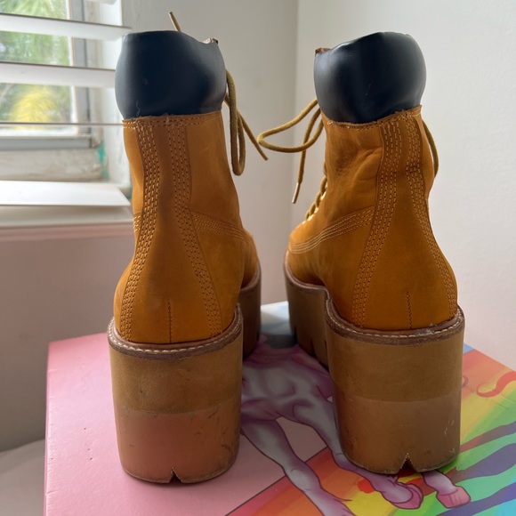 Used Jeffery Campbell nirvana wheat boots size 7.5 - Picture 3 of 7